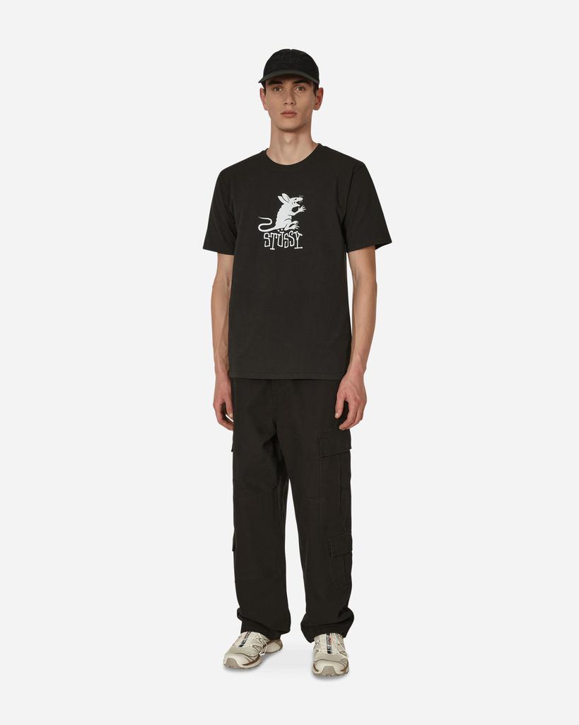 商品STUSSY|Rat Pigment Dyed T-Shirt Black,价格¥409,第6张图片详细描述