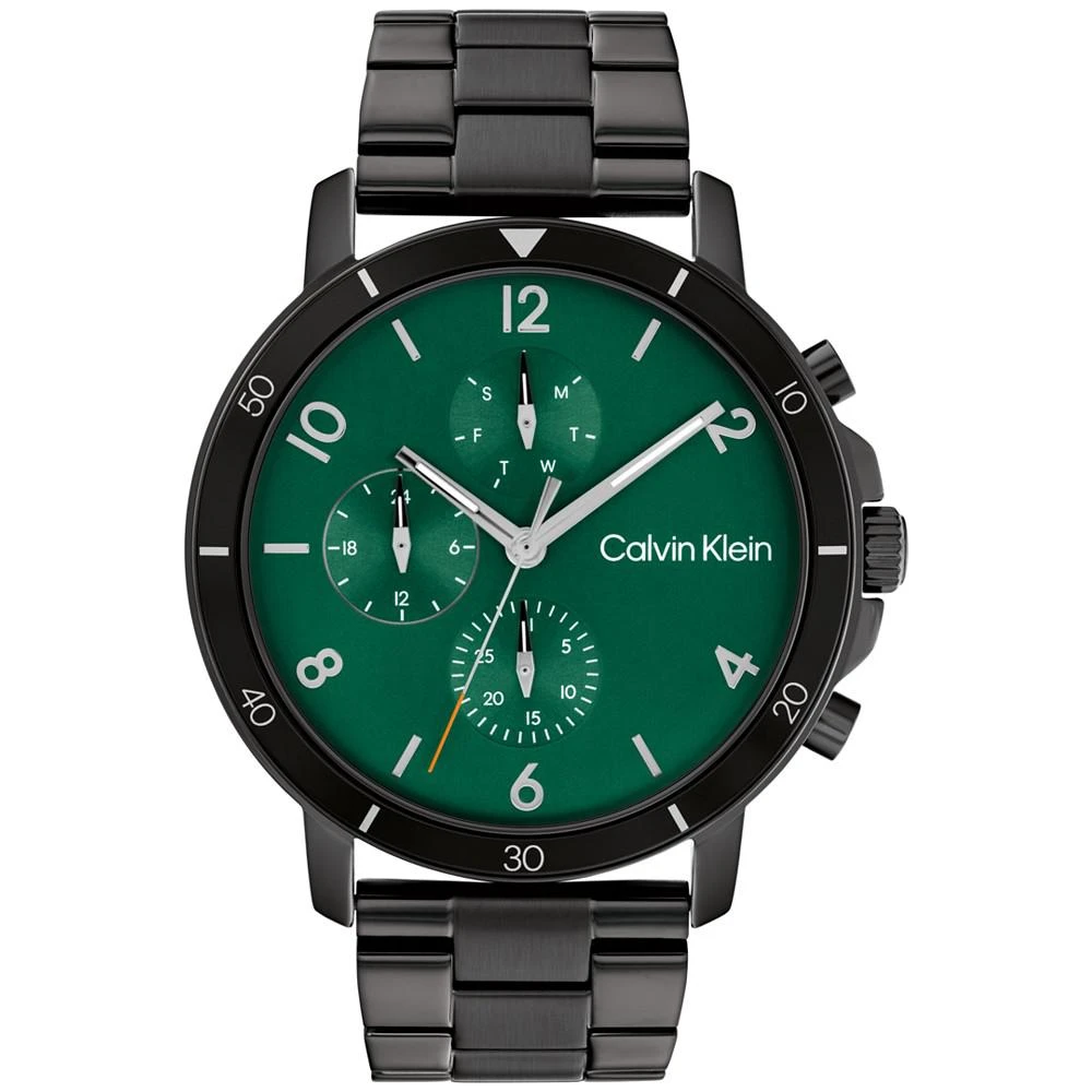 商品Calvin Klein|Men's Gauge Stainless Steel Bracelet Watch 46mm,价格¥1130,第1张图片