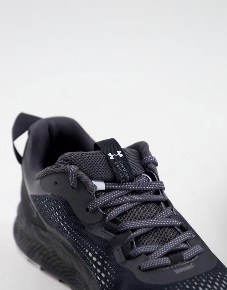 商品Under Armour|Under Armour Running Charged Bandit TR 2 trainers in black with camo sole,价格¥621,第5张图片详细描述