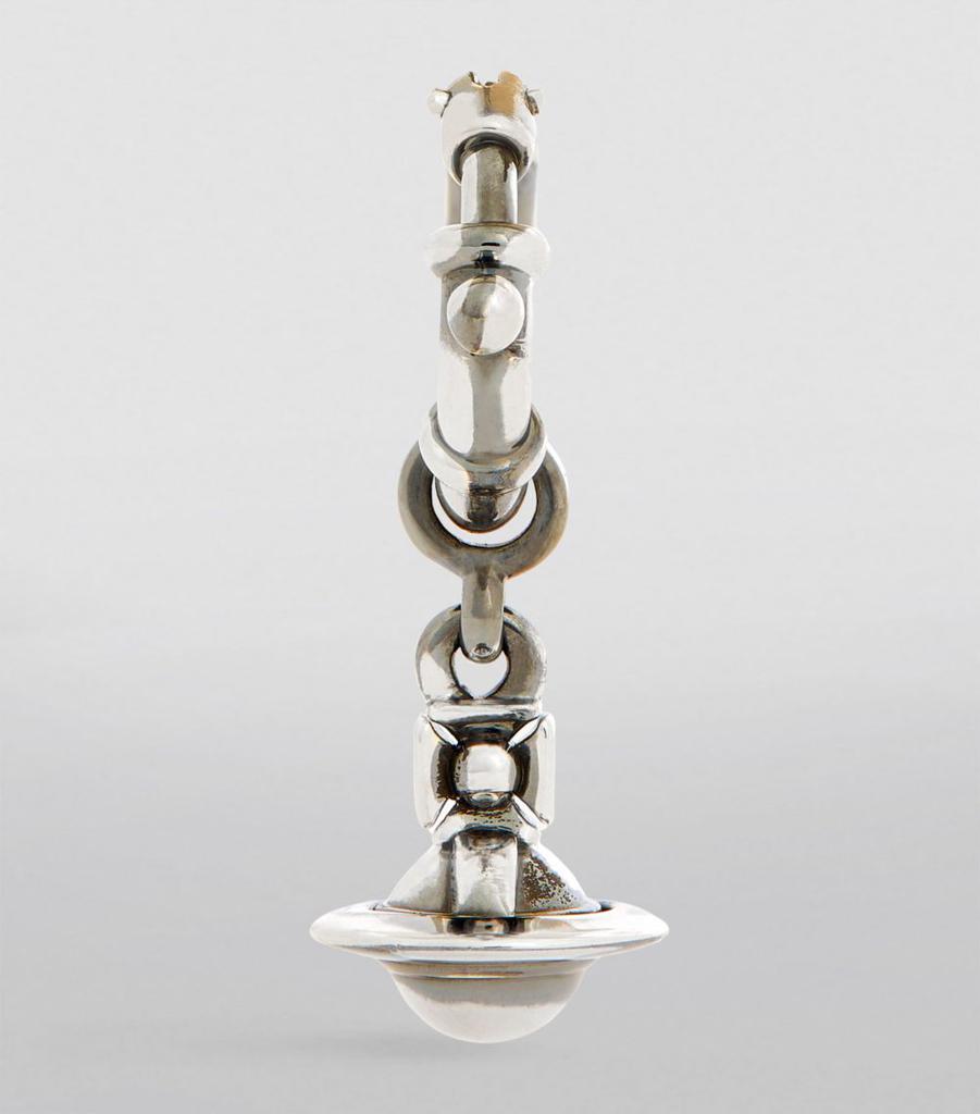 Vivienne Westwood Pauliana Orb Single Hoop Earring - BeyondStyle