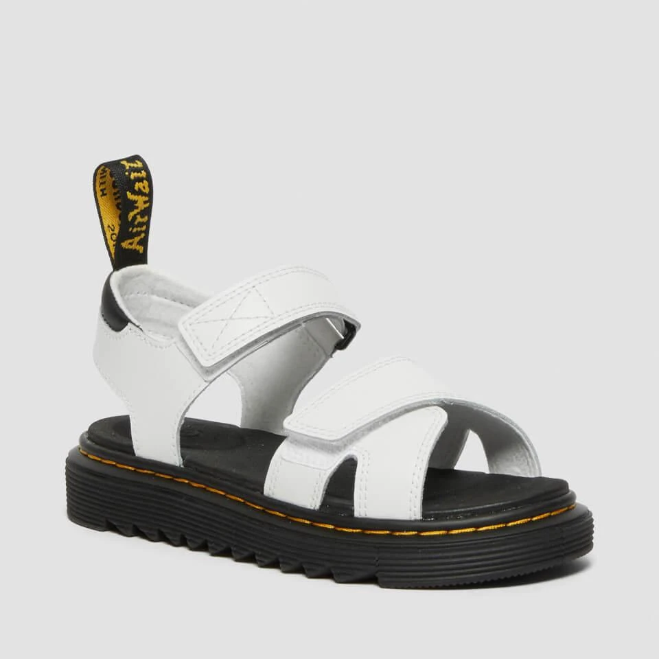 商品Dr. Martens|DR. MARTENS KIDS' VOSSIE LAMPER SANDAL - WHITE,价格¥351,第1张图片