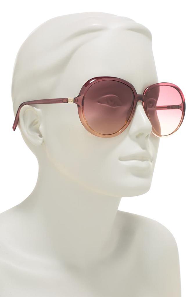 商品Givenchy|61mm Gradient Round Sunglasses,价格¥901,第5张图片详细描述
