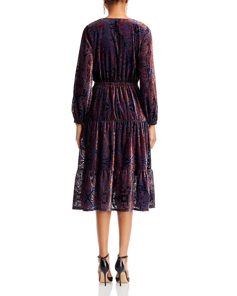 Paisley Burnout Velvet Midi Dress 商品