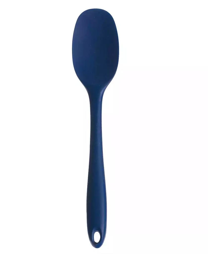 商品RSVP International|Silicone Coated Steel 11" x 2.25" Ela Series Blue Spoon,价格¥105,第1张图片