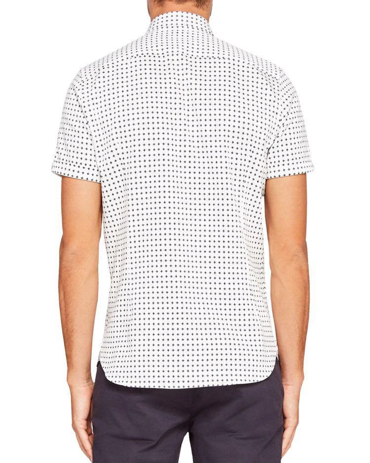 商品Ted Baker London|Ted Baker Texgeo Textured Geo Printed Slim Fit Button-Down Shirt,价格¥719,第2张图片详细描述