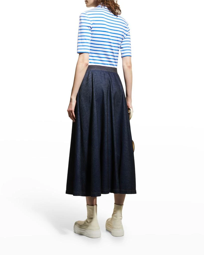 商品ROSETTA GETTY|Stripe Polo T-Shirt,价格¥1100,第4张图片详细描述