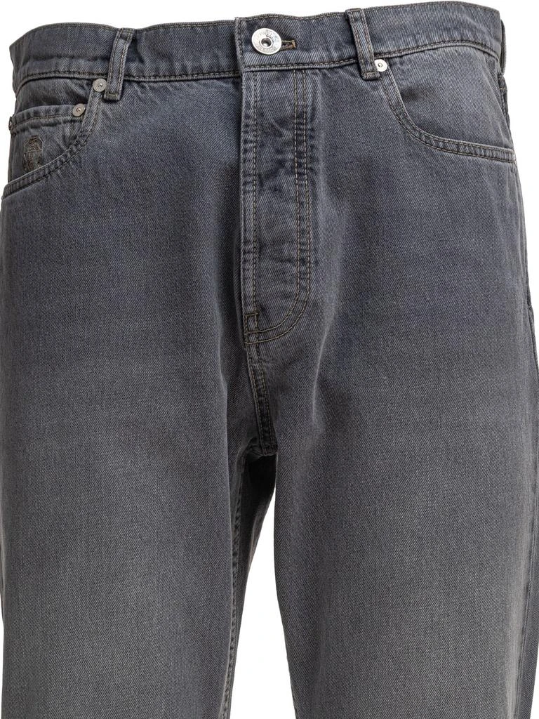 商品Brunello Cucinelli|Jeans Grey,价格¥5206,第3张图片详细描述