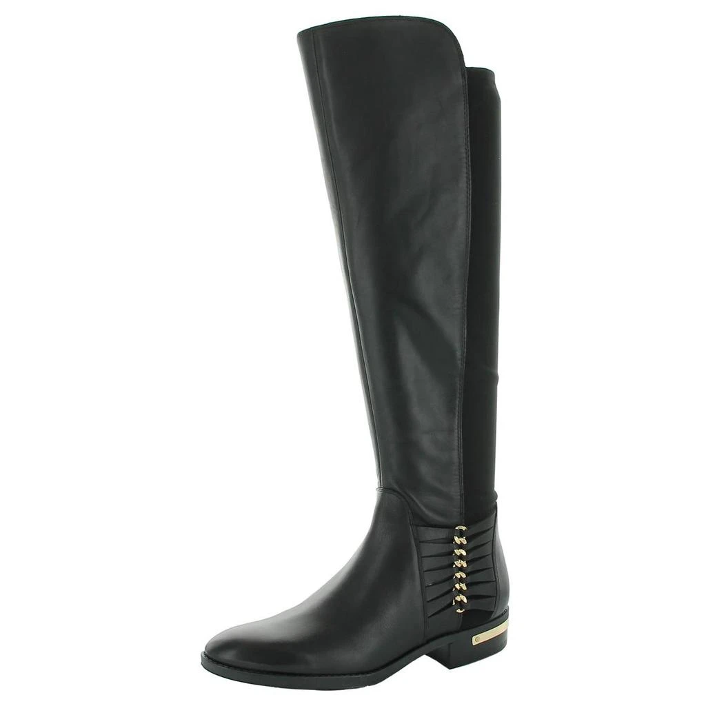 商品Vince Camuto|Vince Camuto Prolanda Women's Leather Tall Strappy Knee High Riding Boots,价格¥122,第1张图片