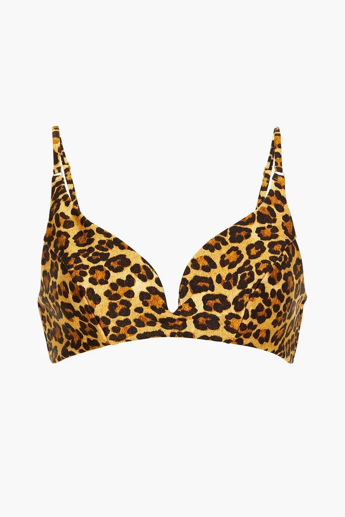商品Zimmermann|Leopard-print bikini top,价格¥194,第1张图片