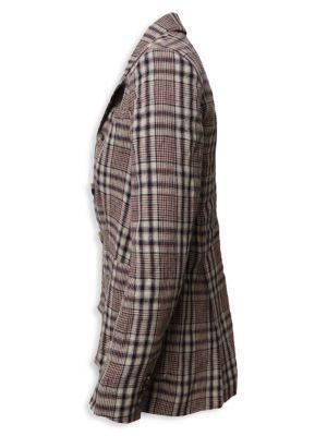 商品[二手商品] Isabel Marant|Isabel Marant Etoile Double Breasted Blazer In Multicolor Linen,价格¥1795,第5张图片详细描述