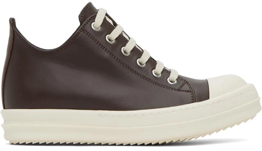 商品Rick Owens|Brown Low Sneakers,价格¥5732,第1张图片