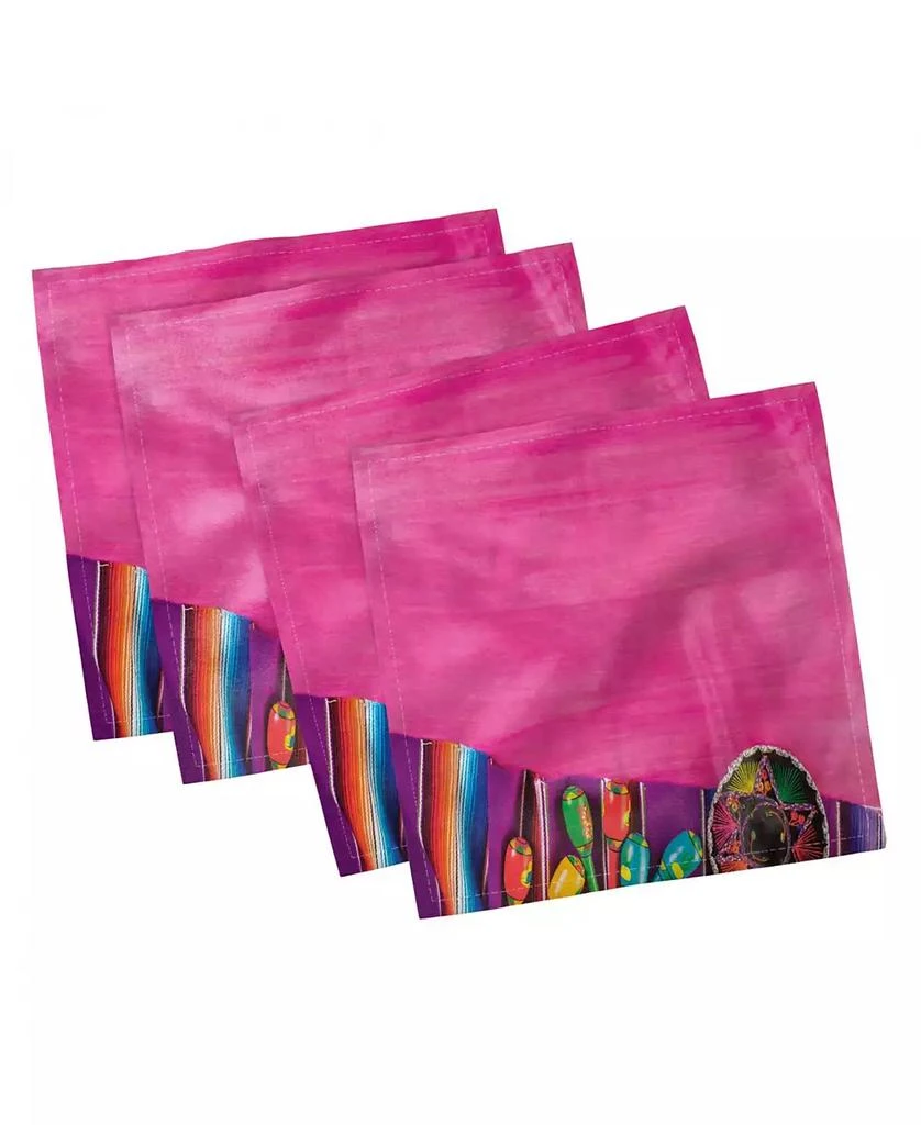 商品Ambesonne|Mexican Set of 4 Napkins, 18" x 18",价格¥231,第1张图片