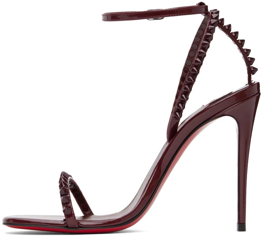 商品Christian Louboutin|Burgundy So Me 100 Sandals,价格¥6955,第3张图片详细描述