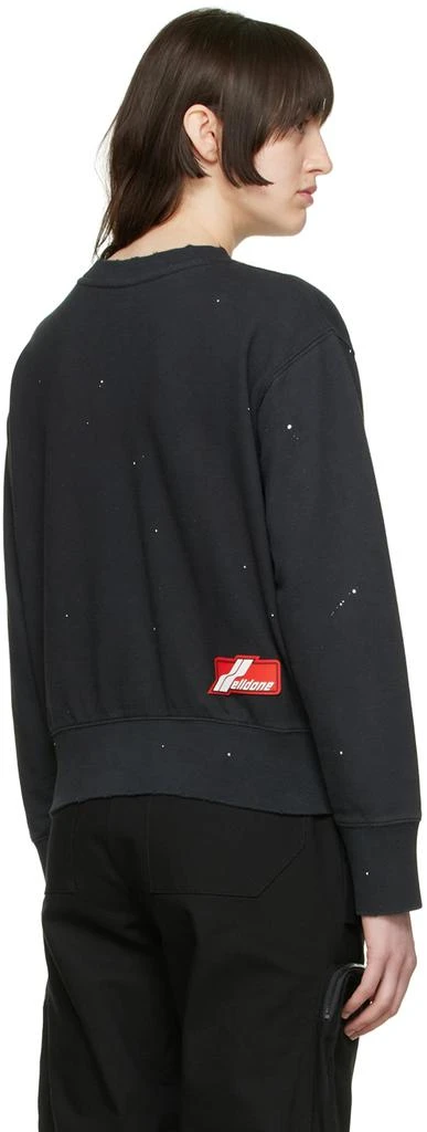 商品We11done|Black Cotton Sweatshirt,价格¥719,第3张图片详细描述