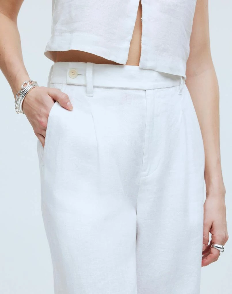 商品Madewell|The Harlow Wide-Leg Pant in 100% Linen,价格¥397,第5张图片详细描述