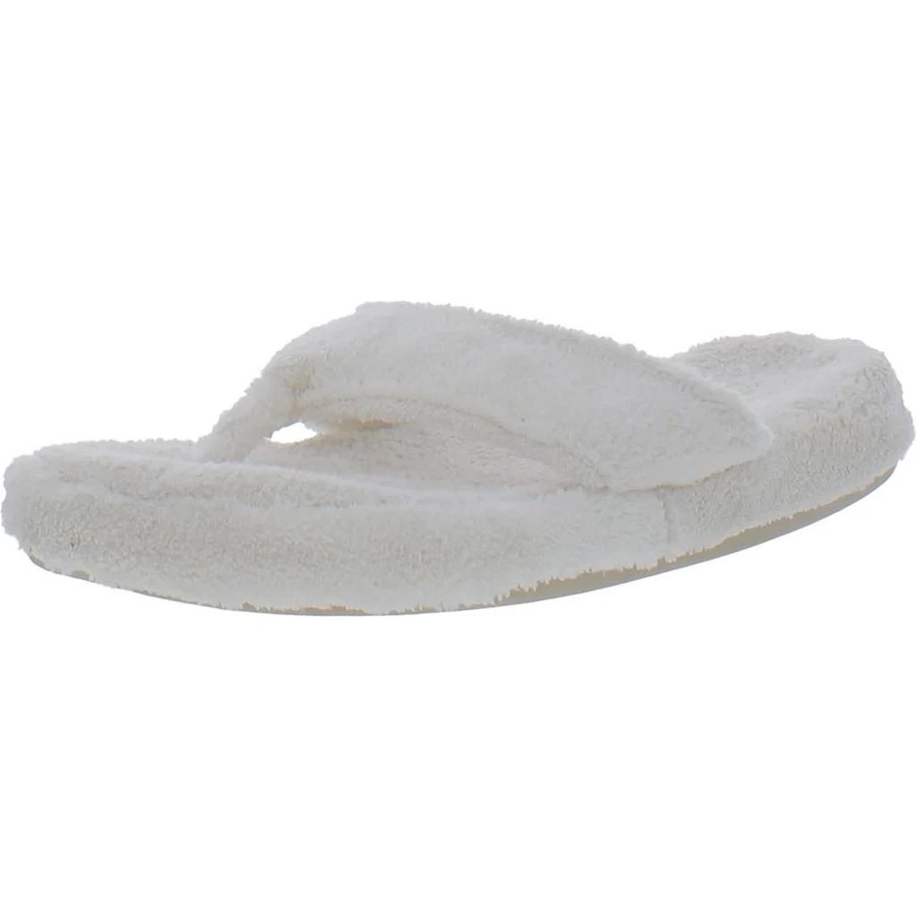 商品Acorn|New Spa Womens Plush Comfort Thong Slippers,价格¥219,第2张图片详细描述