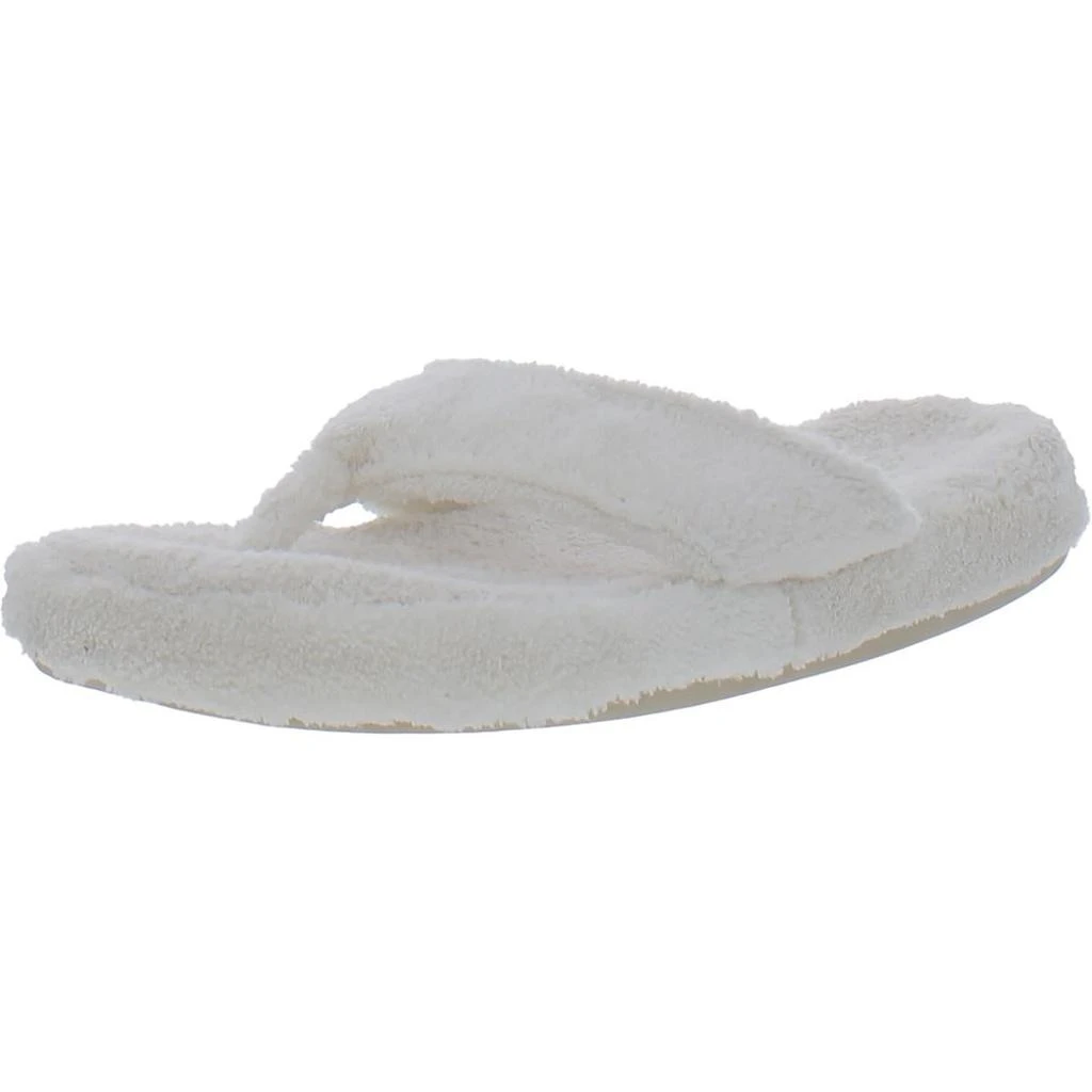 商品Acorn|New Spa Womens Plush Comfort Thong Slippers,价格¥167,第2张图片详细描述