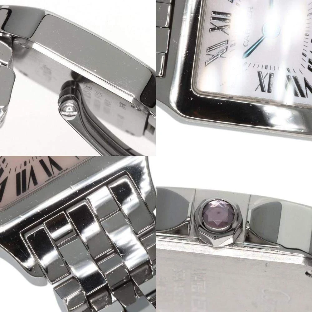 Cartier Pink Stainless Steel Santos Demoiselle W25075Z5 Quartz Women's Wristwatch 20mm 商品