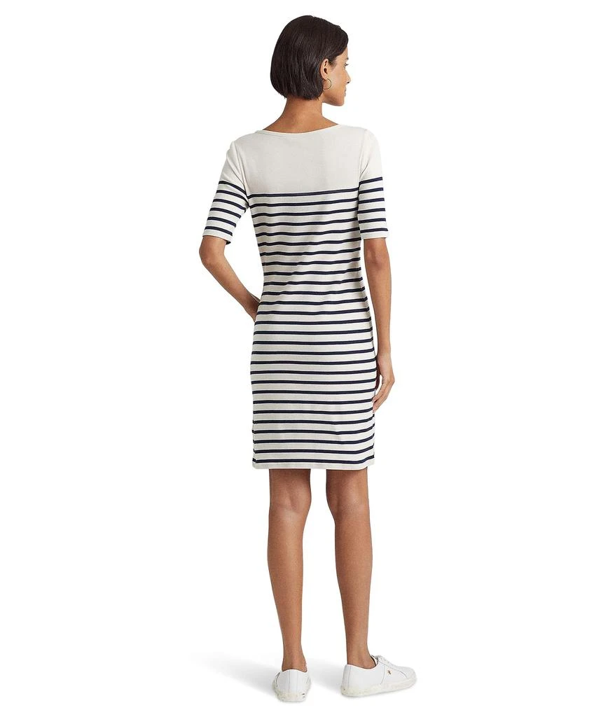 商品Ralph Lauren|Striped Cotton Boatneck Dress,价格¥947,第3张图片详细描述