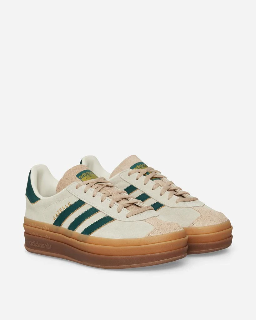 商品Adidas|Women's Gazelle Bold Sneakers Cream White / Collegiate Green,价格¥516,第3张图片详细描述