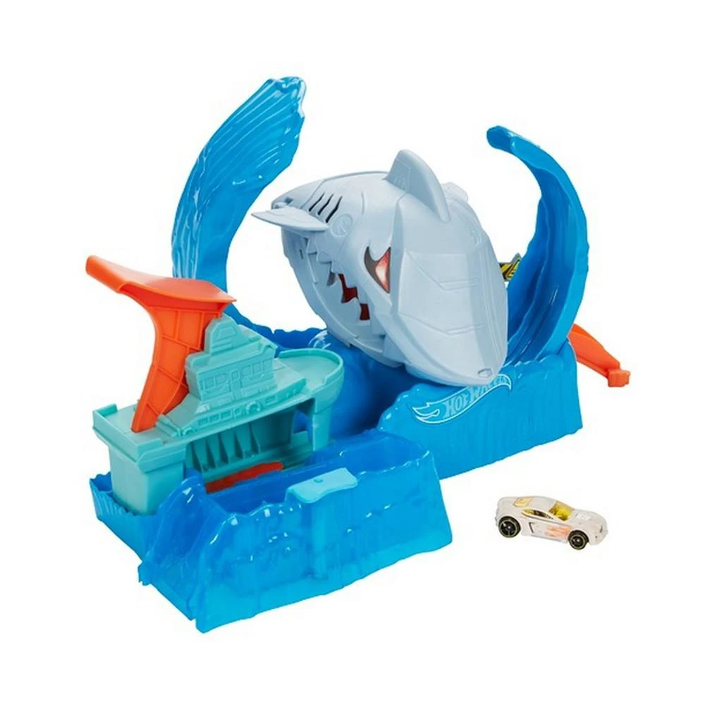 商品Hot Wheels|Robo Shark Frenzy Play Set,价格¥136,第1张图片