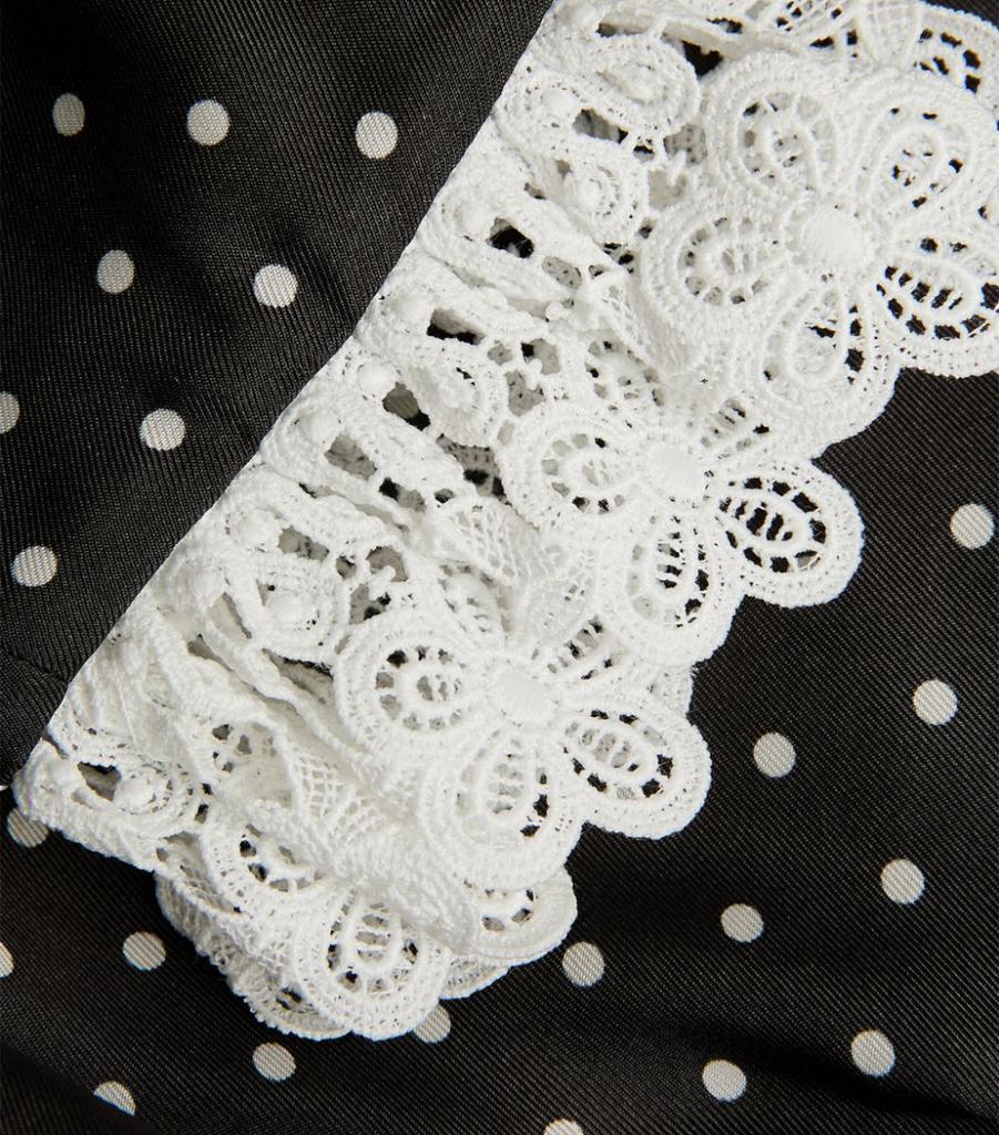 Polka Dot Print Mini Dress商品第5张图片规格展示
