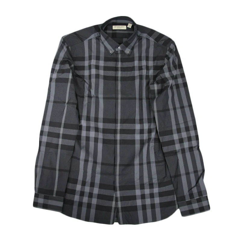 商品[国内直发] Burberry|BURBERRY 格纹男士衬衫 3944127,价格¥2501,第1张图片