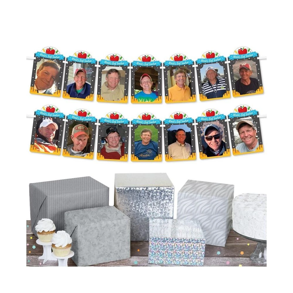 商品Big Dot of Happiness|Teacher Retirement DIY Happy Retirement Party Decor Picture Display Photo Banner,价格¥119,第2张图片详细描述