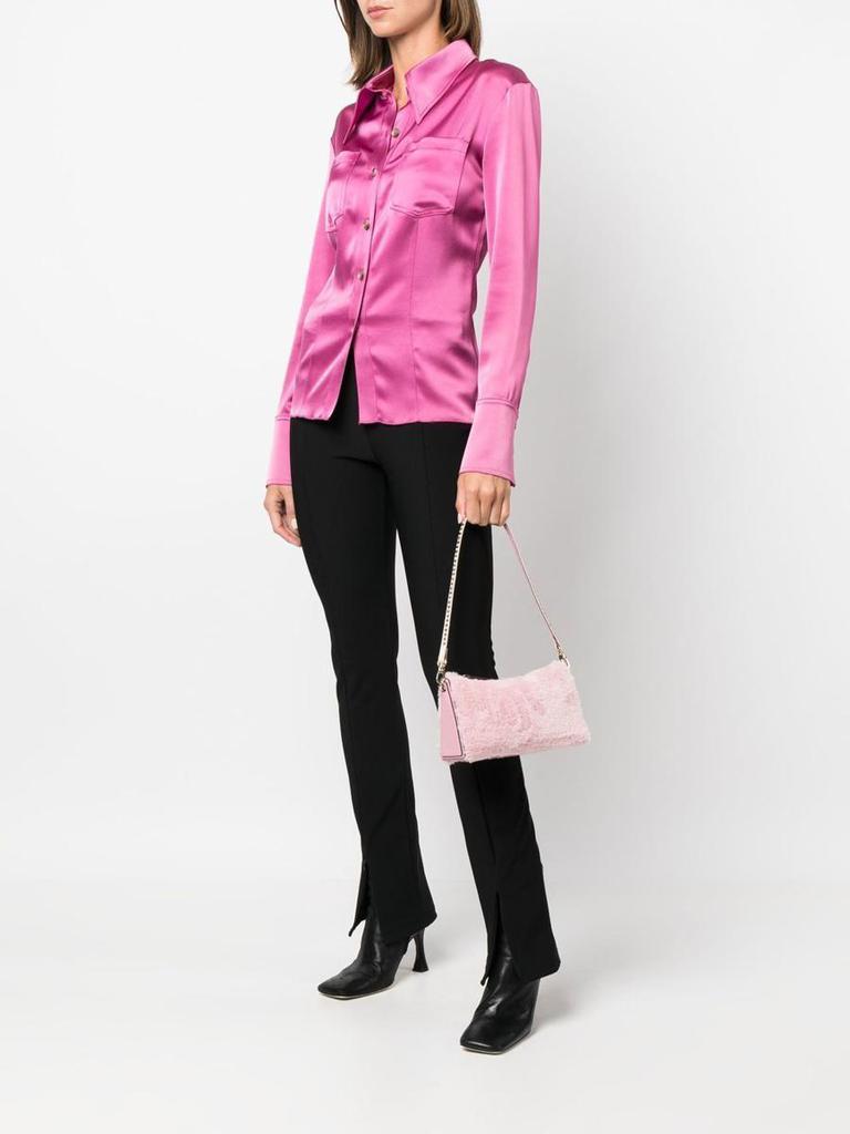 商品Manu Atelier|MANU ATELIER Mini Prism faux fur shoulder bag,价格¥1774,第5张图片详细描述