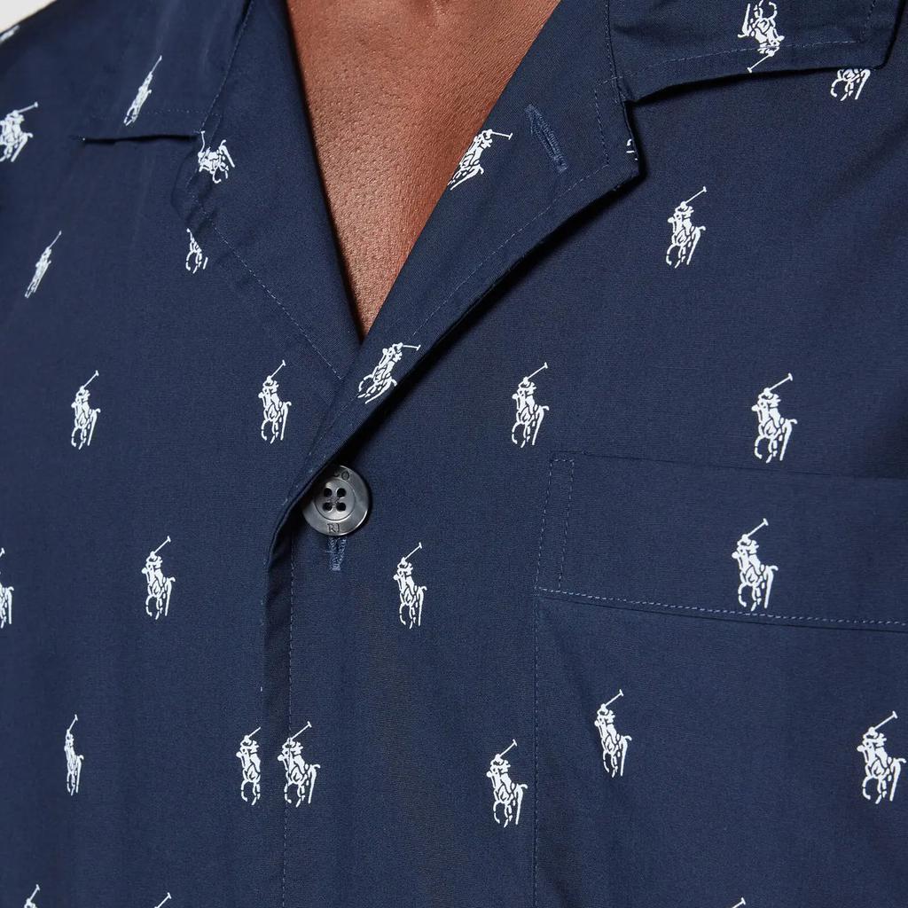 商品Ralph Lauren|Polo Ralph Lauren Men's All Over Print Pajama Set - Navy/Nevis,价格¥937,第5张图片详细描述