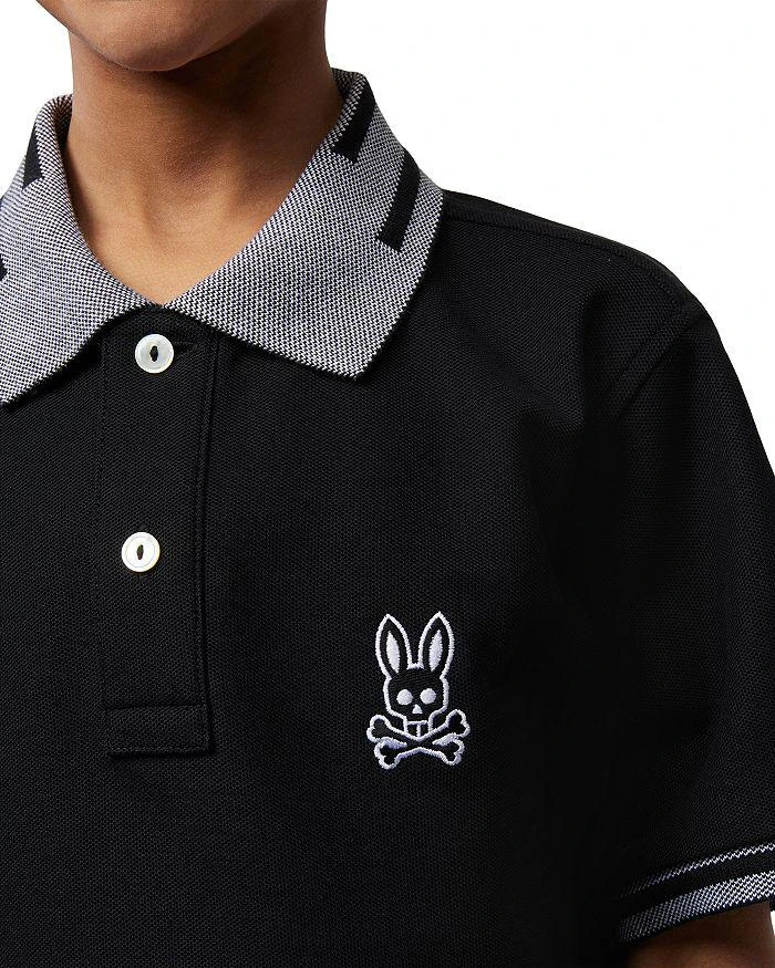 商品Psycho Bunny|Boys' Chester Piqué Polo Shirt - Little Kid, Big Kid,价格¥391,第3张图片详细描述