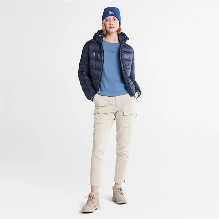 商品Timberland|T-Shirt with Tencel™ x Refibra™ Technology for Women in Blue,价格¥184,第3张图片详细描述