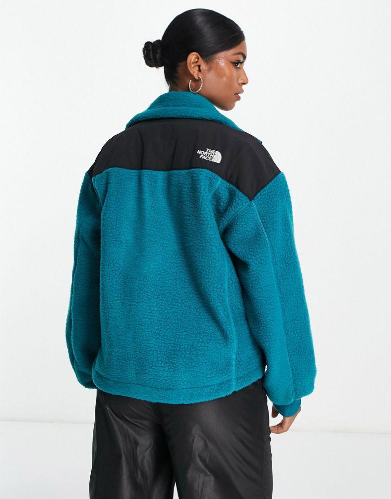 商品The North Face|The North Face Denali 1994 retro relaxed fit zip up fleece jacket in teal,价格¥1123,第6张图片详细描述
