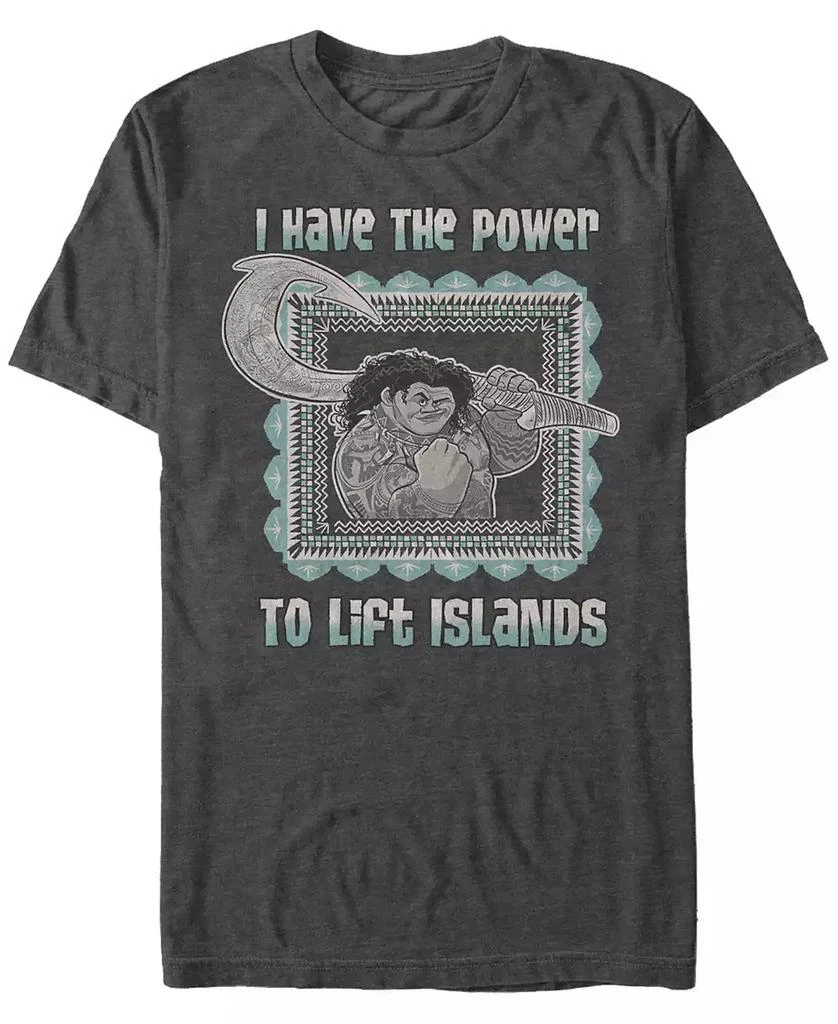 商品Disney|Disney Men's Moana Maui Power to Lift Islands, Short Sleeve T-Shirt,价格¥188,第1张图片