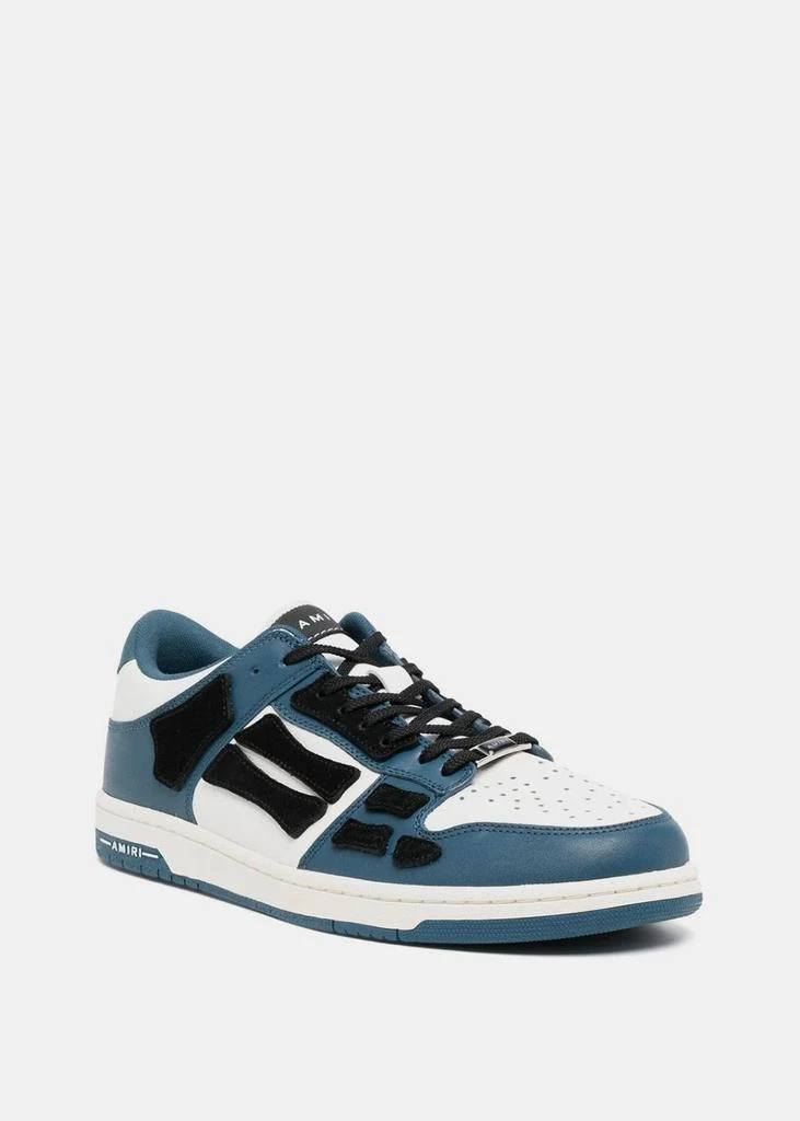 商品AMIRI|AMIRI Navy Skel Top Low Sneakers,价格¥3029,第2张图片详细描述