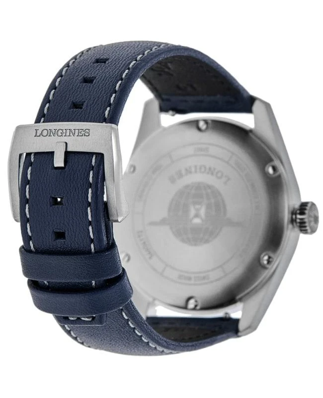 商品Longines|Longines Spirit Automatic Blue Dial Leather Strap Men's Watch L3.410.4.93.0,价格¥10757,第4张图片详细描述