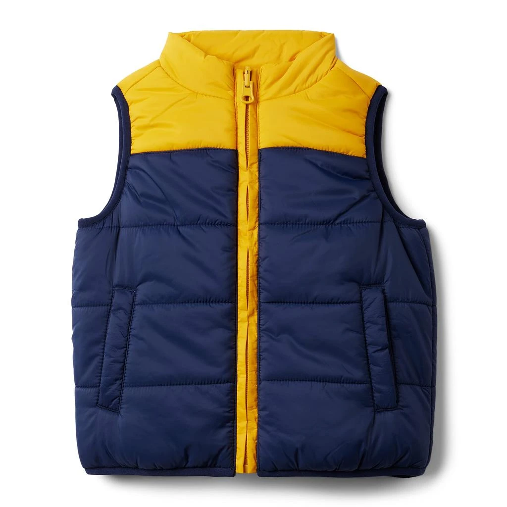 商品Janie and Jack|Blocked Puffer Vest (Toddler/Little Kids/Big Kids),价格¥336,第1张图片