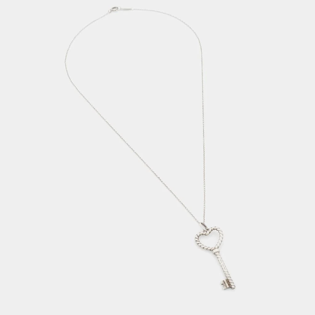 商品[二手商品] Tiffany & Co.|Tiffany & Co. Sterling Silver Twisted Heart Key Pendant Necklace,价格¥1541,第3张图片详细描述