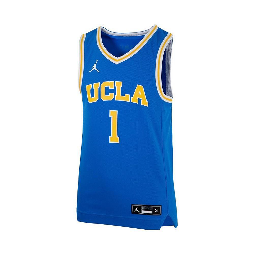 商品Jordan|Youth Boys Brand 1 Blue UCLA Bruins Team Replica Basketball Jersey,价格¥405,第5张图片详细描述