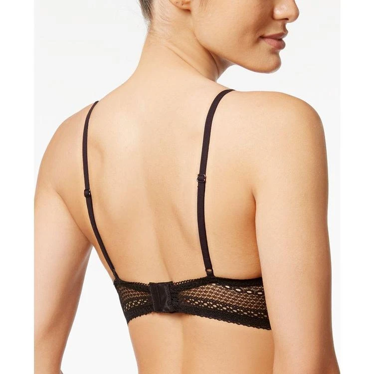 商品Calvin Klein|Lace Triangle Bralette QF1846,价格¥60,第3张图片详细描述