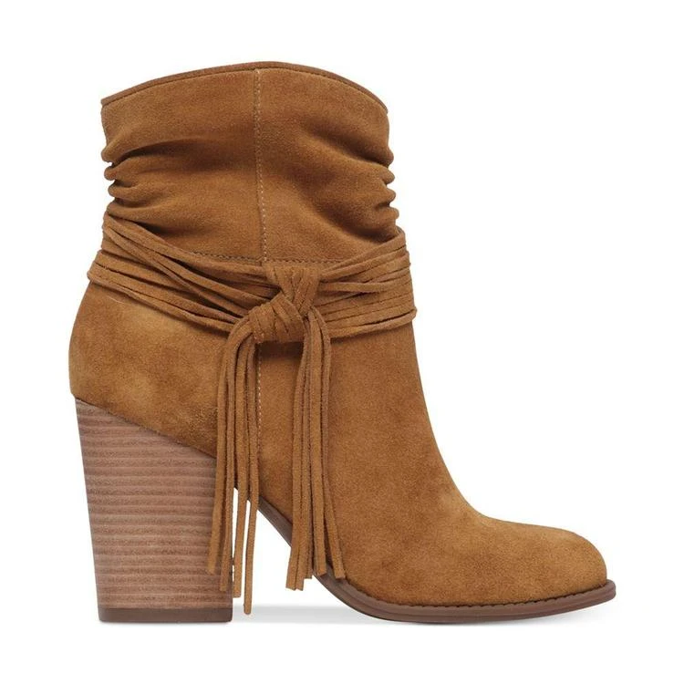 商品Jessica Simpson|Sesley Block-Heel Booties,价格¥386,第3张图片详细描述