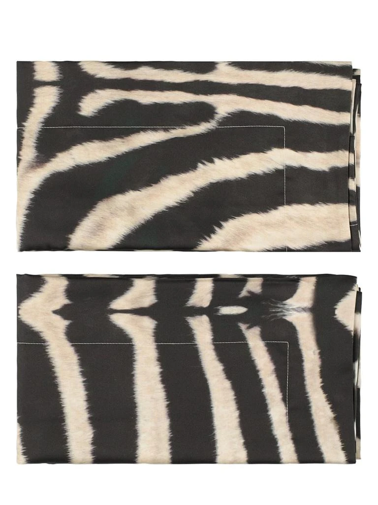 商品Roberto Cavalli|Mirror Zebra Bedding Set,价格¥3672,第4张图片详细描述