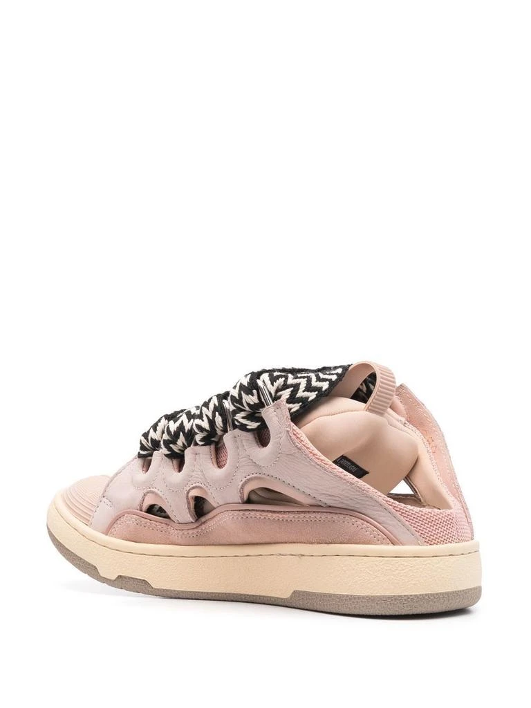 商品Lanvin|Lanvin women's pink leather sneakers,价格¥6144,第3张图片详细描述