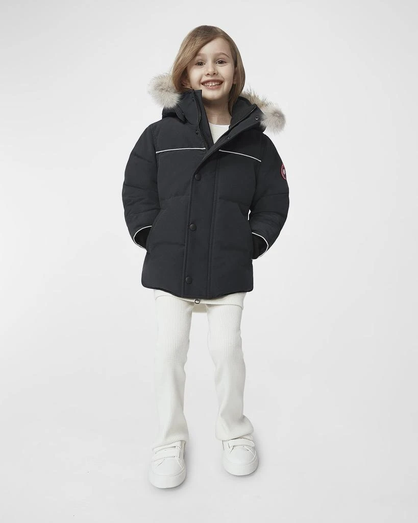 商品Canada Goose|Kid's Snow Owl Parka w/ Removable Fur Trim, Size 2T-7,价格¥5026,第4张图片详细描述