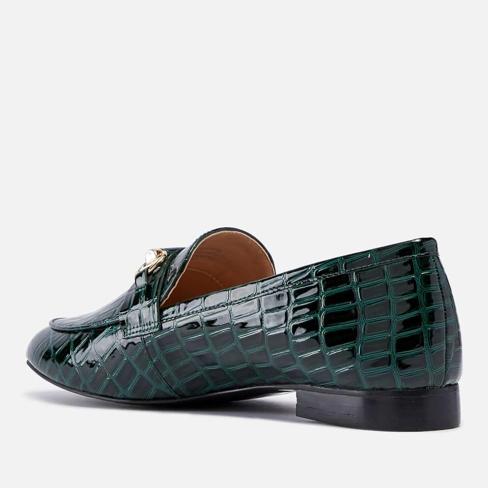 商品Dune|DUNE GRANGE CROC-EFFECT LEATHER LOAFERS,价格¥432,第2张图片详细描述