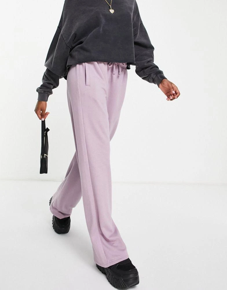 商品Topshop|Topshop straight leg jogger in purple,价格¥113,第1张图片