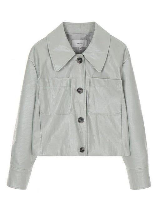 商品on&on|Big Pocket Leather Jacket (NL2SWM273),价格¥2153,第5张图片详细描述
