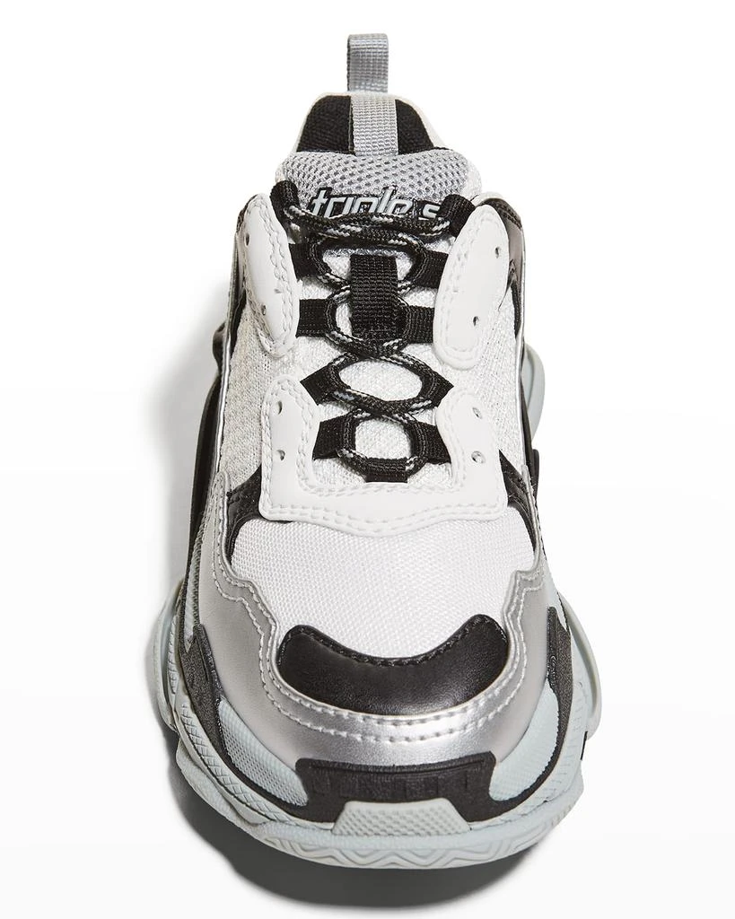 商品Balenciaga|Kid's Triple S Metallic Chunky Sneakers, Baby/Toddler/Kids,价格¥2512,第5张图片详细描述