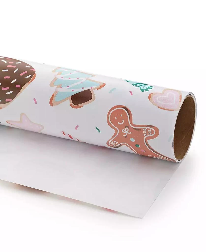 商品Holiday Lane|White, Pink & Blue Sweets Wrapping Paper, Created for Macy's,价格¥55,第3张图片详细描述