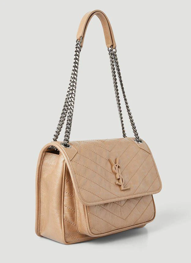 商品Yves Saint Laurent|Niki Medium Shoulder Bag in Beige,价格¥21055,第3张图片详细描述